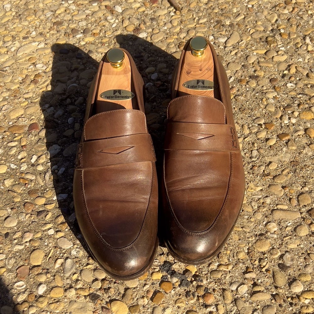 Harry’s of london chocolate brown penny loafer 10.5 us